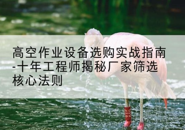 西华剪叉式升降机厂家-高空作业设备选购实战指南-十年工程师揭秘厂家筛选核心法则